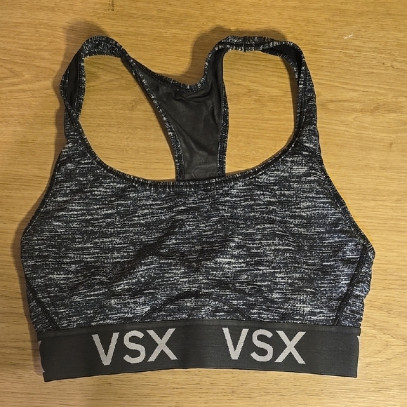 Victoria's Secret Other - VSX Black and Gray Sports Bra with Racerback Design S